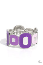 Load image into Gallery viewer, Painted Pairing - Purple bracelet B130
