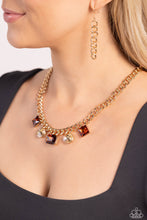 Load image into Gallery viewer, Alternating Audacity - Brown necklace A091
