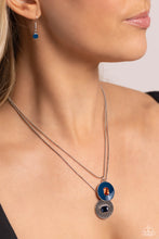 Load image into Gallery viewer, Cryptic Couture - Blue necklace  A035
