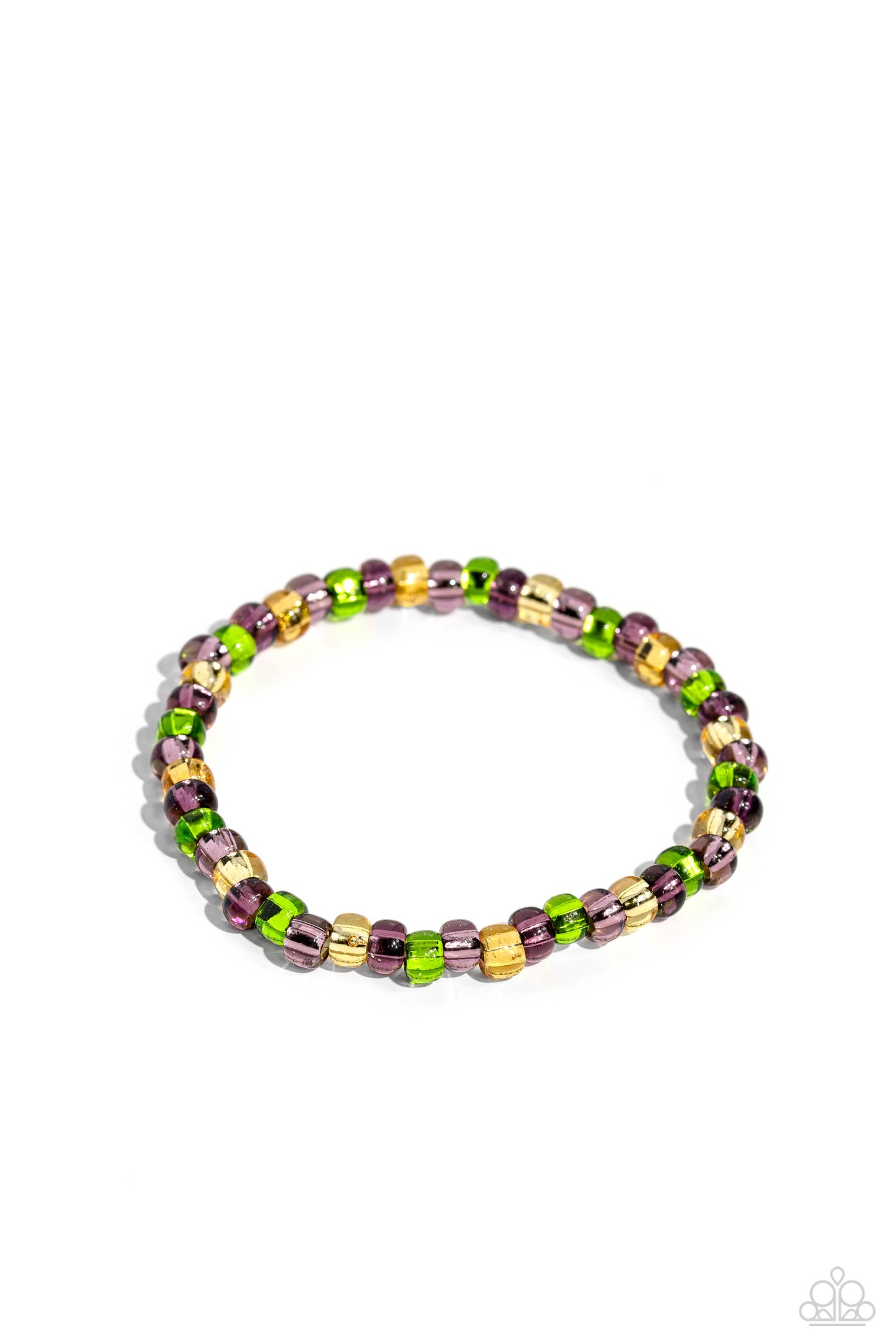 GLASS is in Session - Purple bracelet D046
