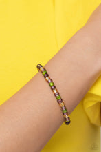 Load image into Gallery viewer, GLASS is in Session - Purple bracelet D046
