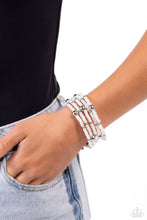 Load image into Gallery viewer, Refined Retrograde - White coil bracelet A066

