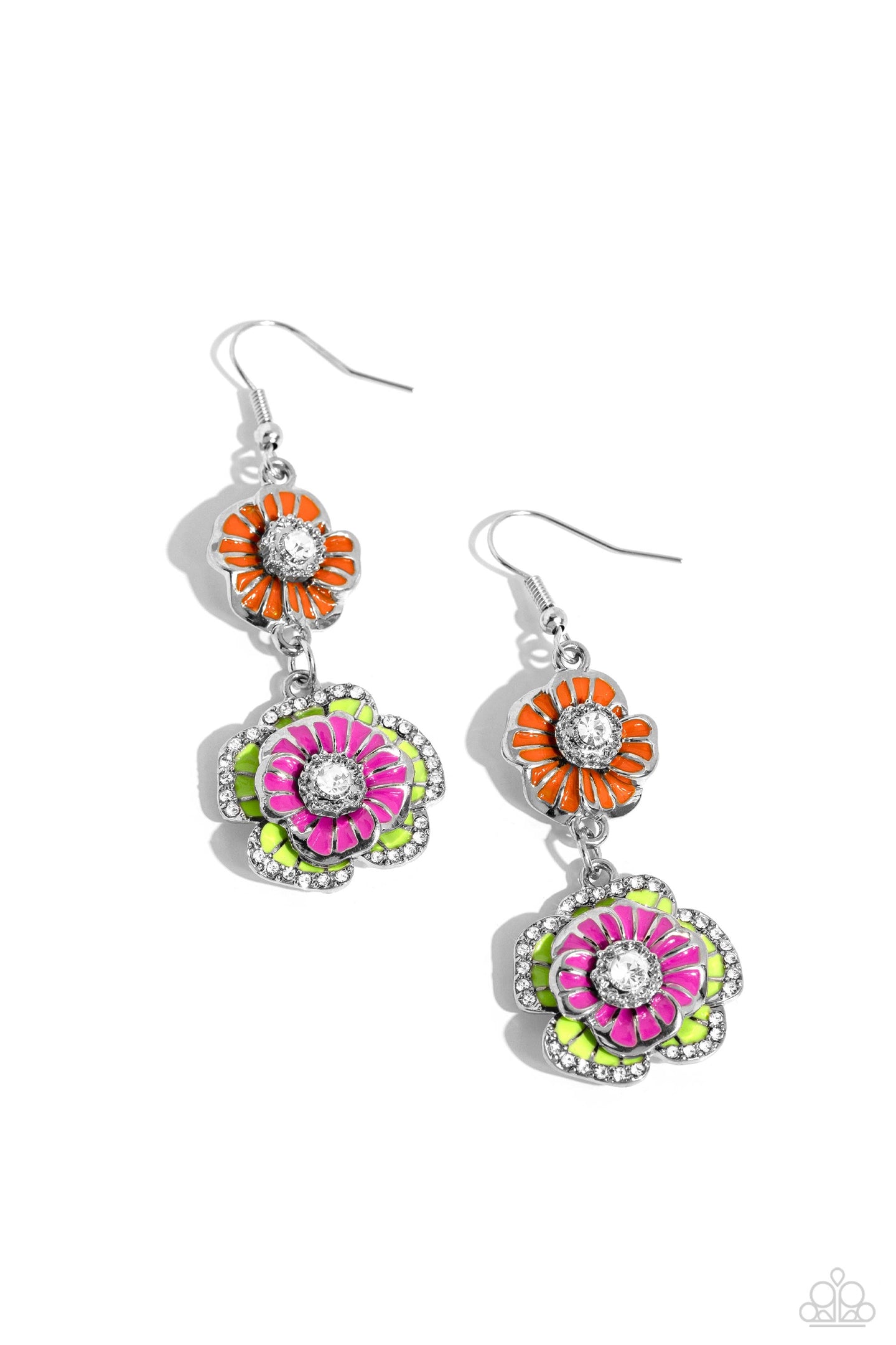 Intricate Impression - Multi  earring A064