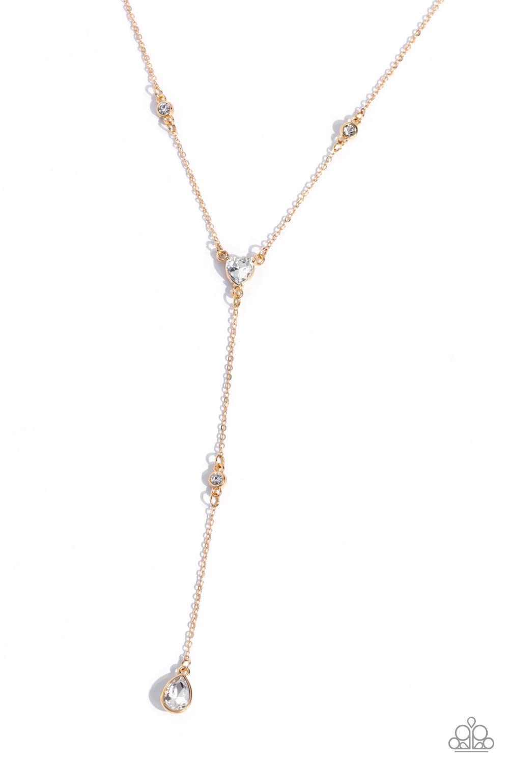 Lavish Lariat - Gold necklace B130