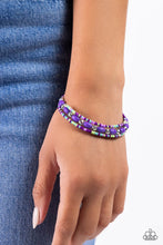 Load image into Gallery viewer, For WOOD Measure - Purple wrap bracelet B130
