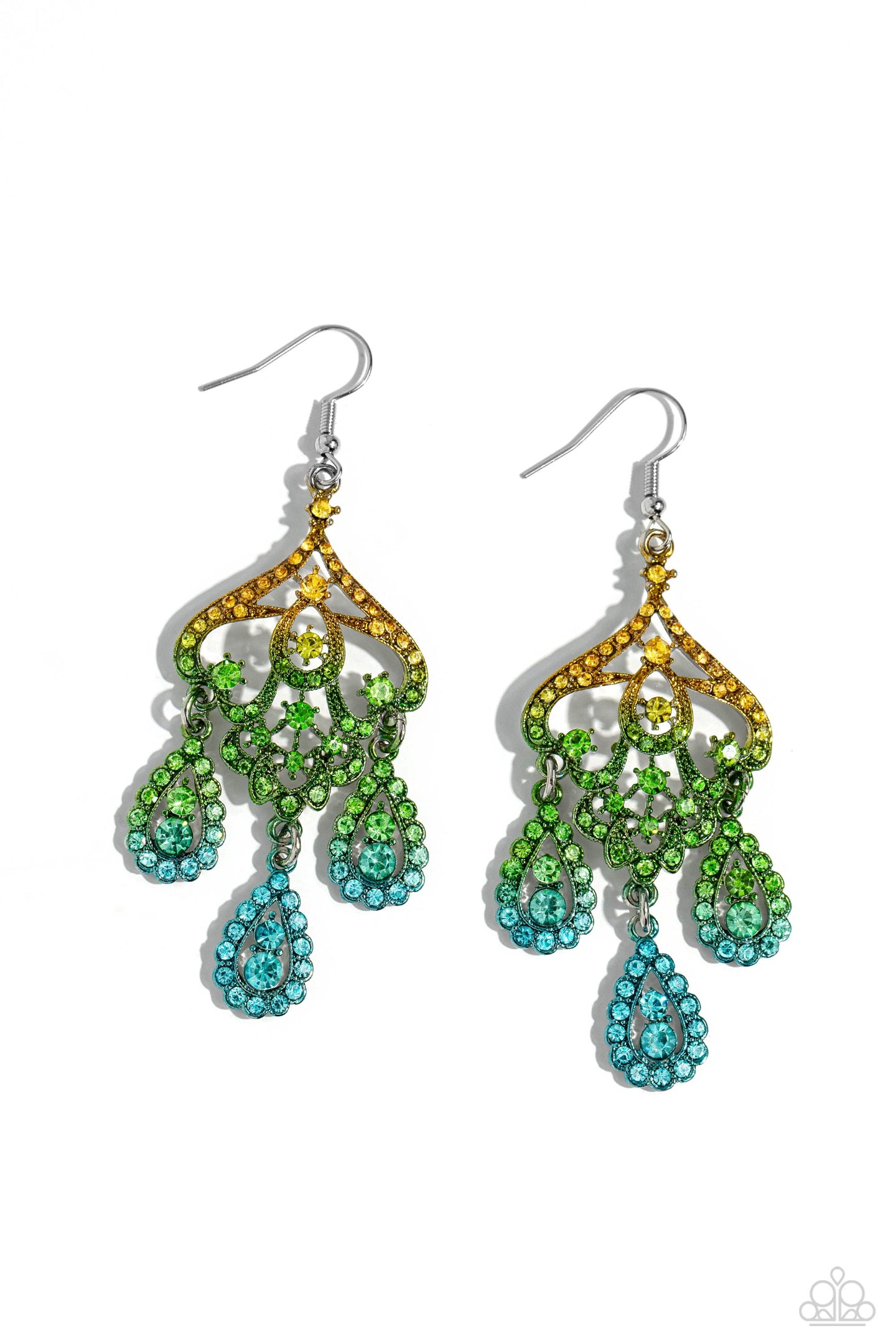 Chandelier Command - Multi  earring A094