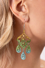 Load image into Gallery viewer, Chandelier Command - Multi  earring A094
