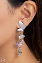 Load image into Gallery viewer, Flying Flashy - Pink clip-on earring A098
