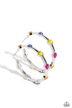 Load image into Gallery viewer, Affectionate Actress - Orange hoop earring A095
