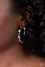 Load image into Gallery viewer, Affectionate Actress - Red hoop earring A046
