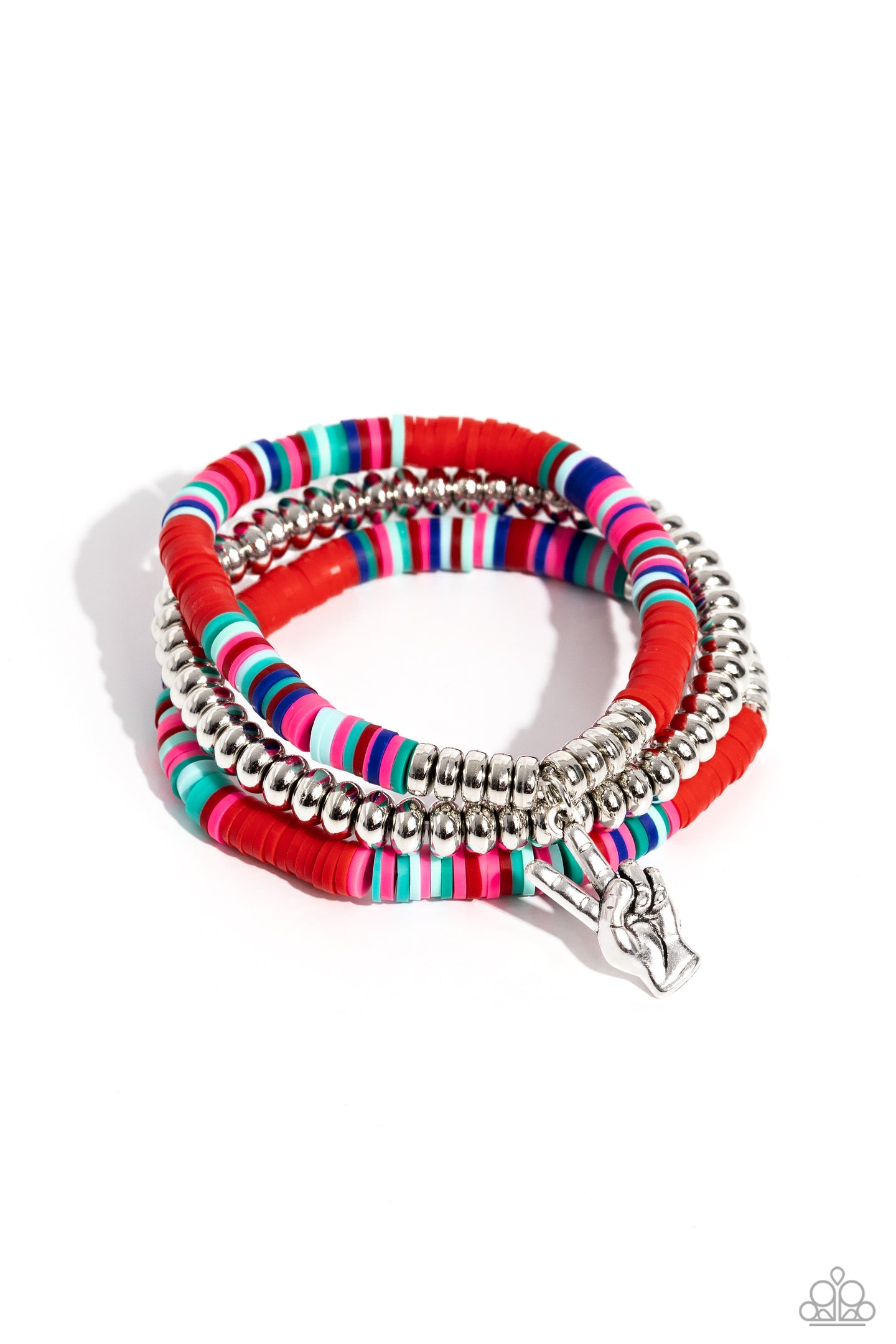 Peaceful Potential - Red bracelet A069