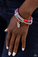 Load image into Gallery viewer, Peaceful Potential - Red bracelet A069
