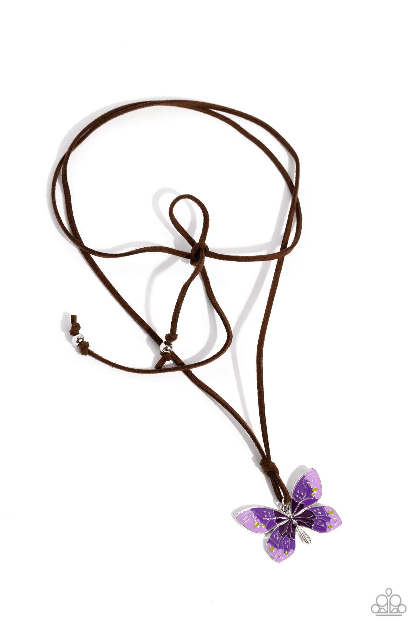Winged Wanderer - Purple necklace A096