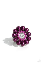 Load image into Gallery viewer, PEARL Talk - Purple ring B048
