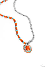 Load image into Gallery viewer, Contrasting Candy - Orange necklace A069
