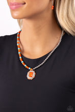 Load image into Gallery viewer, Contrasting Candy - Orange necklace A069
