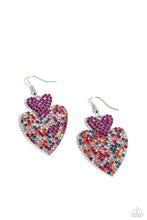 Load image into Gallery viewer, Flirting Flourish - Pink earring D014
