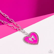 Load image into Gallery viewer, Romantic Gesture - Pink necklace E065
