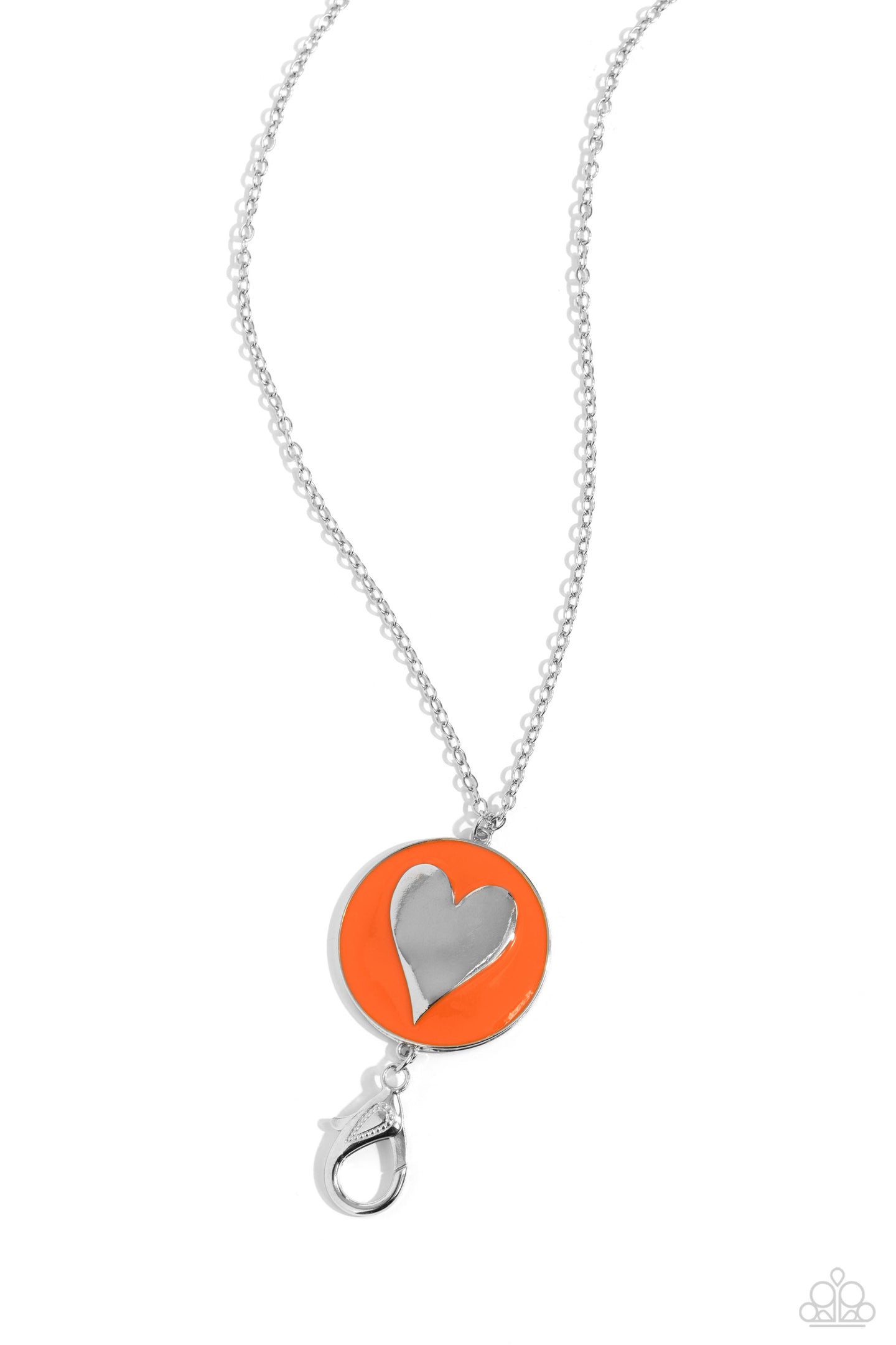 True to Your Heart - Orange lanyard D023