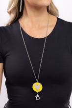 Load image into Gallery viewer, True to Your Heart - Yellow lanyard necklace B130
