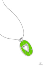 Load image into Gallery viewer, Airy Affection - Green necklace A075
