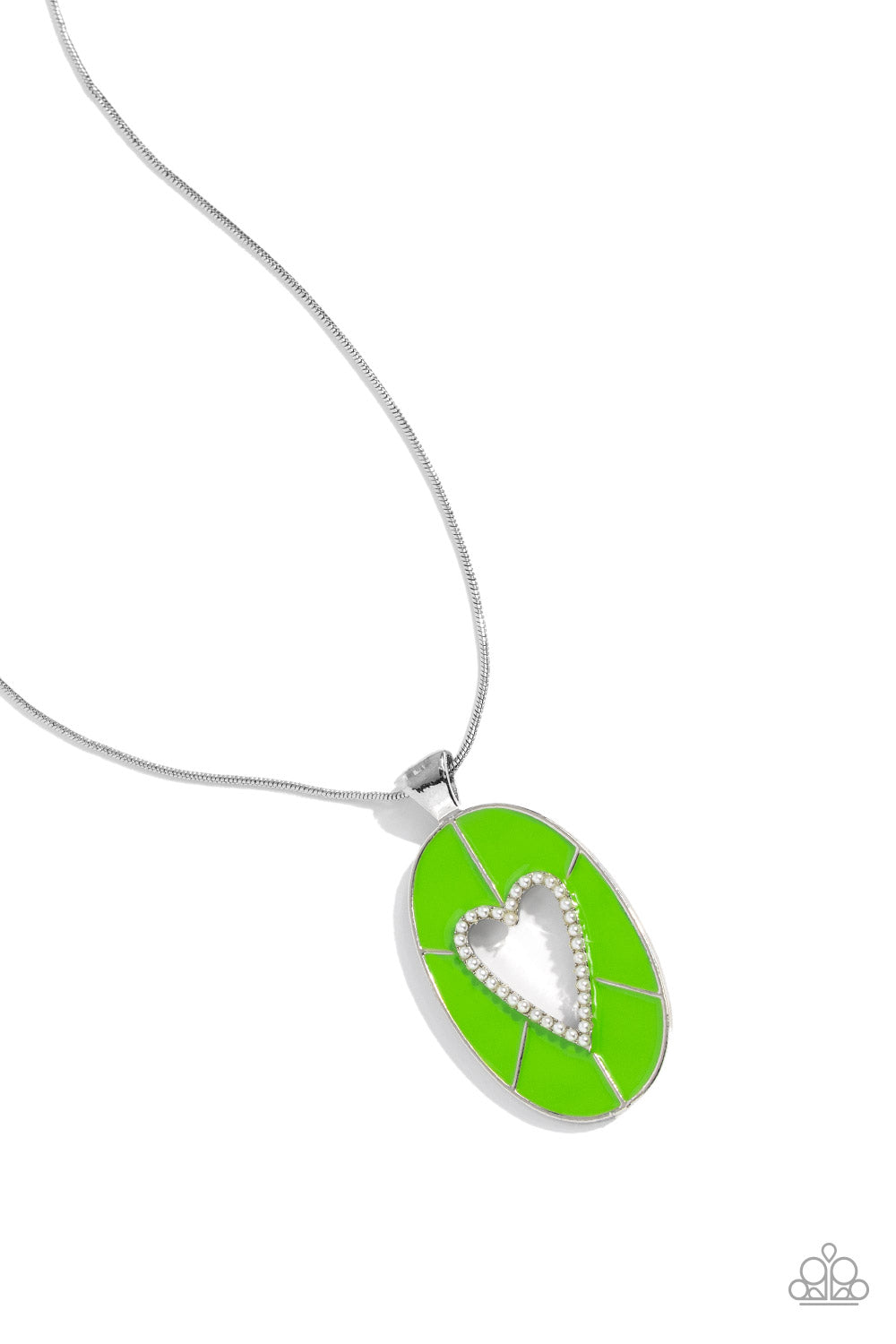 Airy Affection - Green necklace A075
