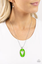 Load image into Gallery viewer, Airy Affection - Green necklace A075
