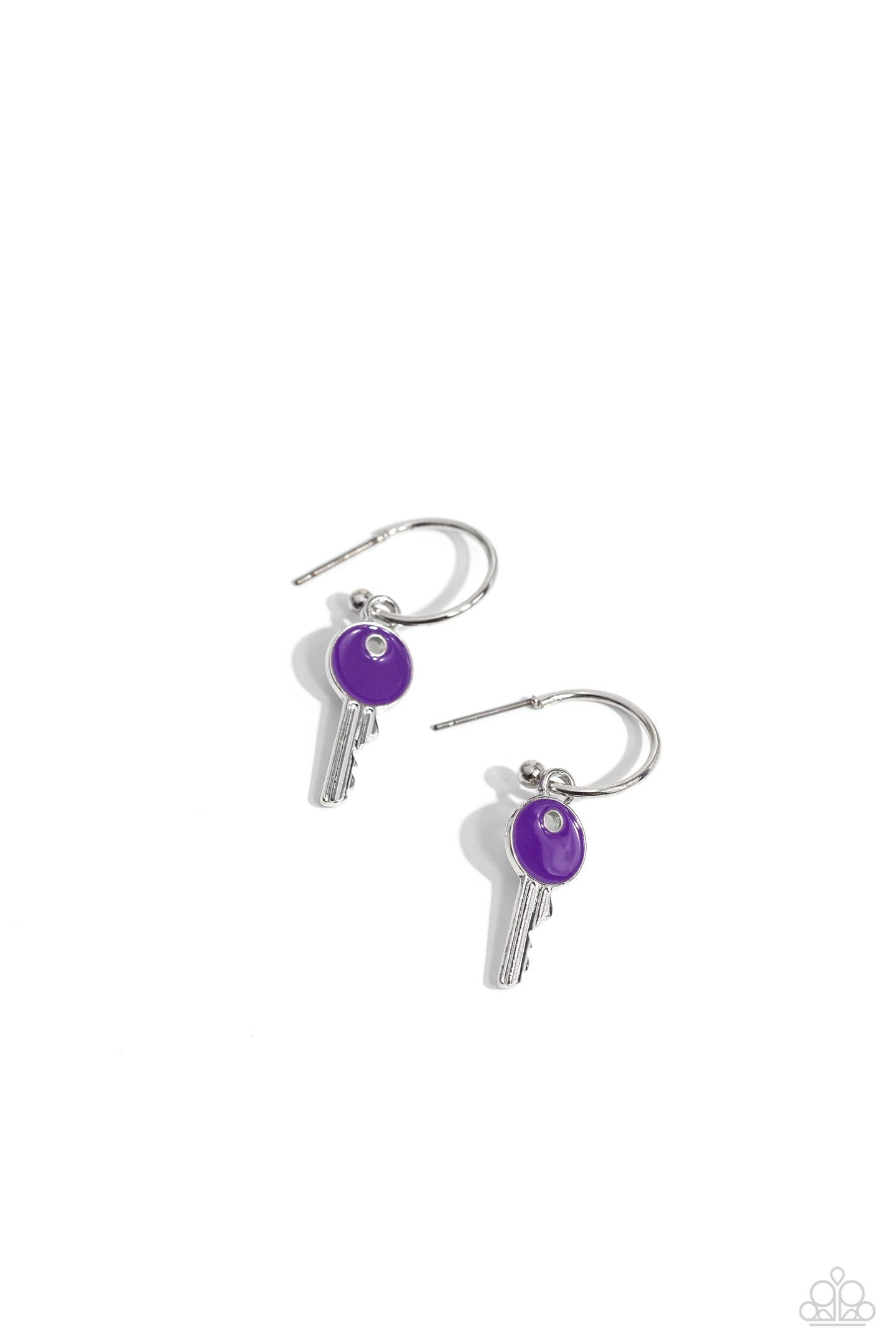 Key Performance - Purple earring A051