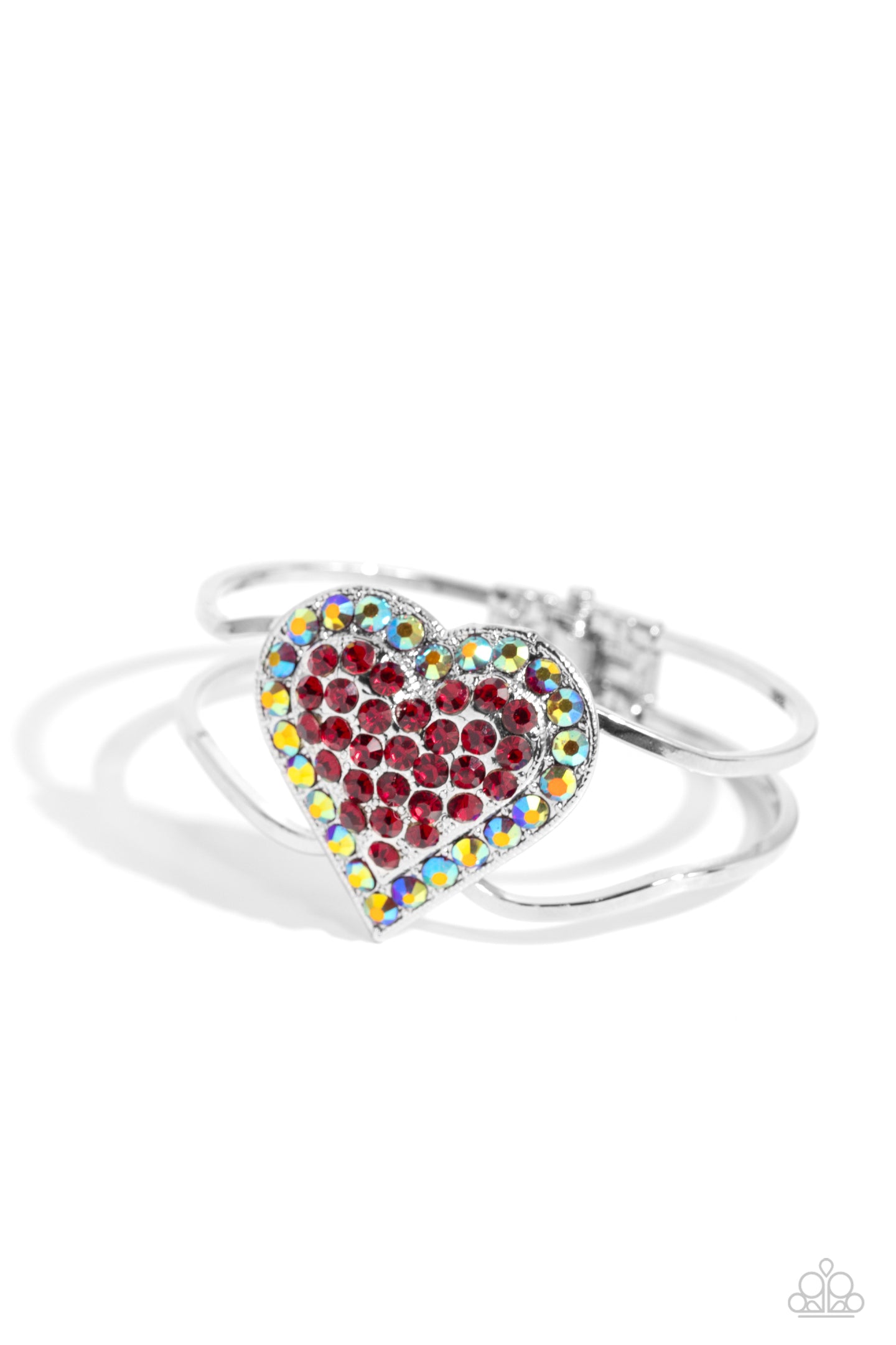 Flirtatious Finale - Red hinge bracelet E007