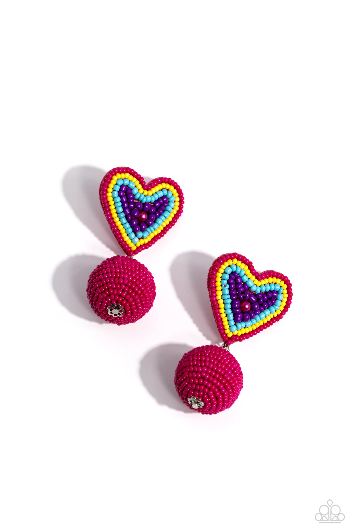 Spherical Sweethearts - Multi post earring E063