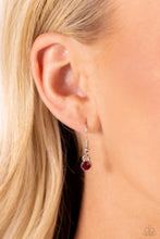 Load image into Gallery viewer, Textured Talent - Red  necklace D002
