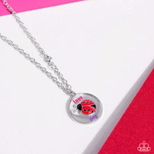 Load image into Gallery viewer, Lively Love Bug - Pink necklace A053
