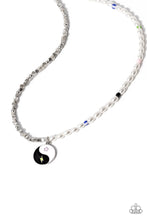 Load image into Gallery viewer, Youthful Yin and Yang - Black necklace A100
