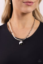 Load image into Gallery viewer, Youthful Yin and Yang - Black necklace A100
