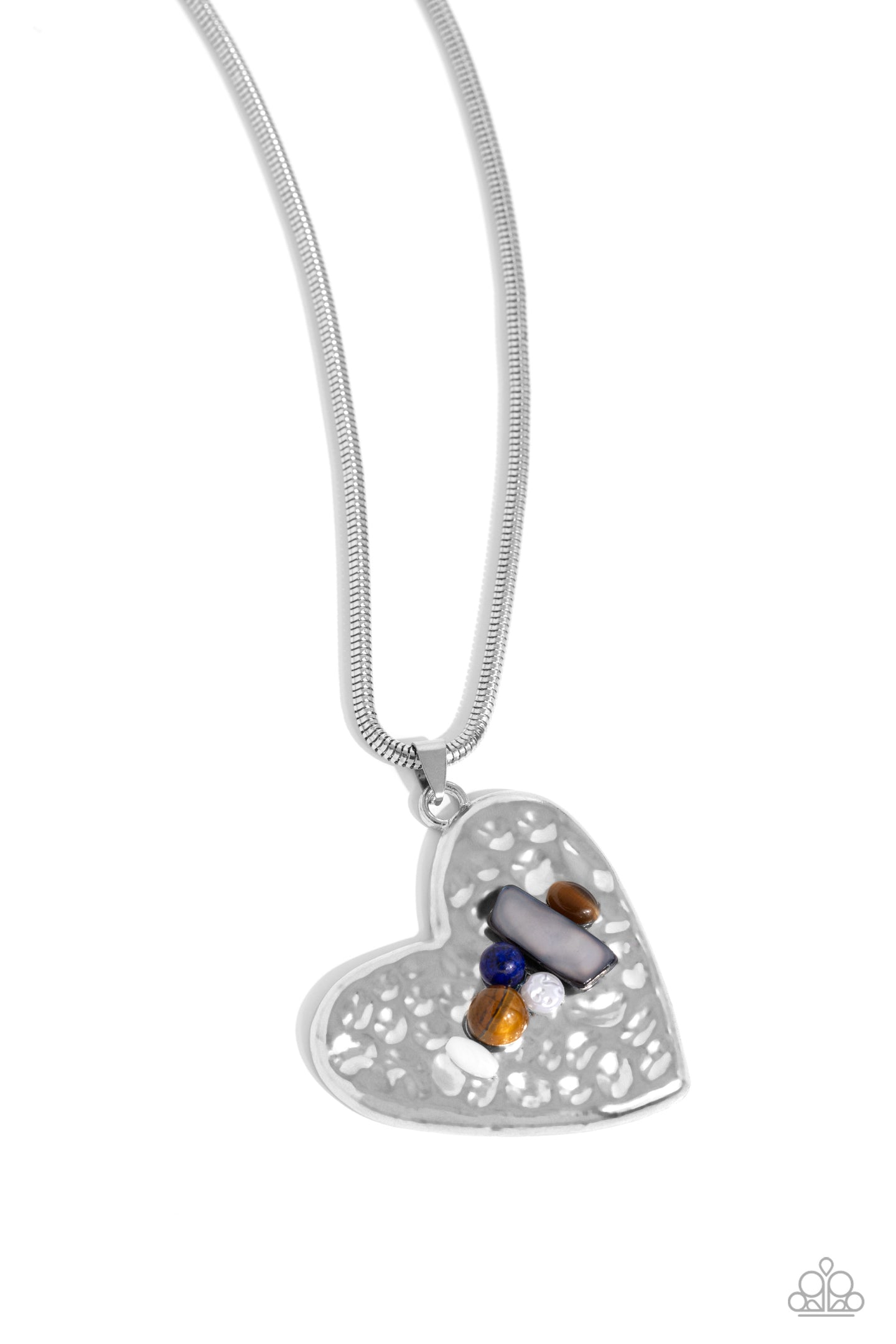 Tilted Trailblazer - Brown necklace A079