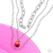 Load image into Gallery viewer, Teardrop Tiers - Multi necklace A084
