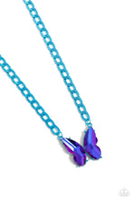 Load image into Gallery viewer, Fascinating Flyer - Blue necklace G106
