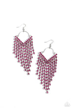 Load image into Gallery viewer, V Fallin - Pink earring A095
