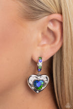 Load image into Gallery viewer, We Are Young - Green hoop earring E013
