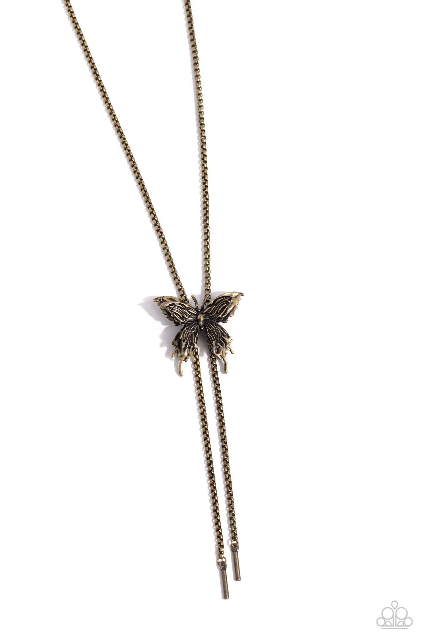 Adjustable Acclaim - Brass BOLO necklace A077