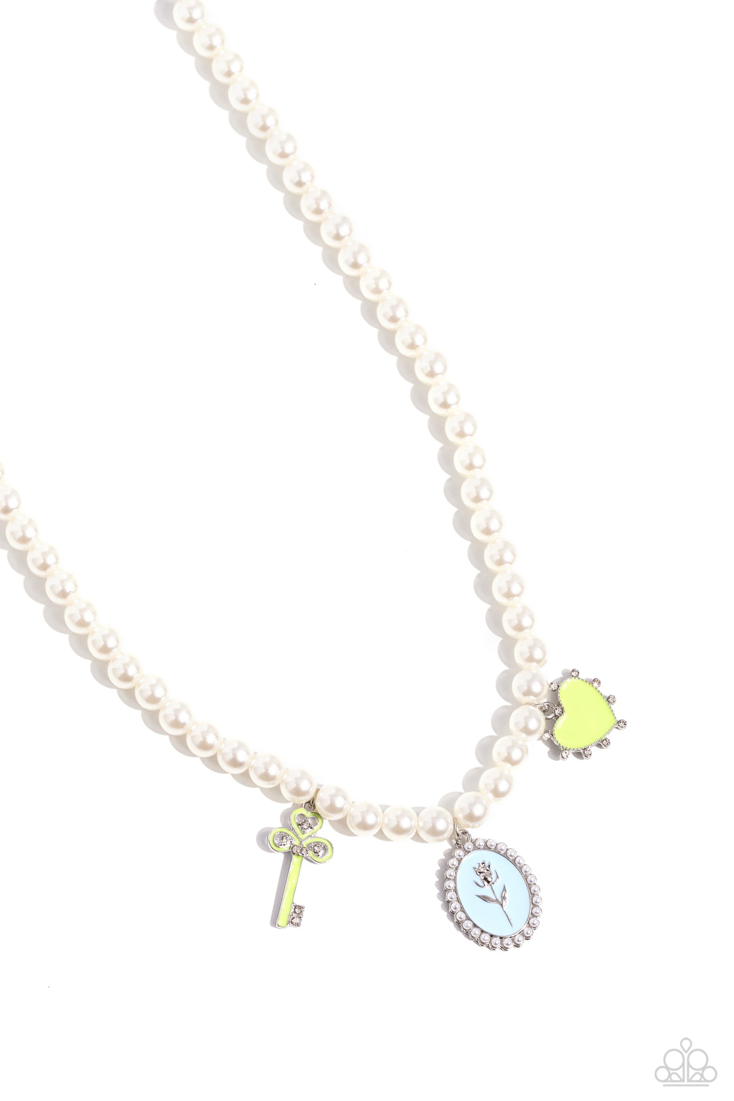 Charming Collision - Green necklace B130