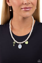 Load image into Gallery viewer, Charming Collision - Green necklace B130
