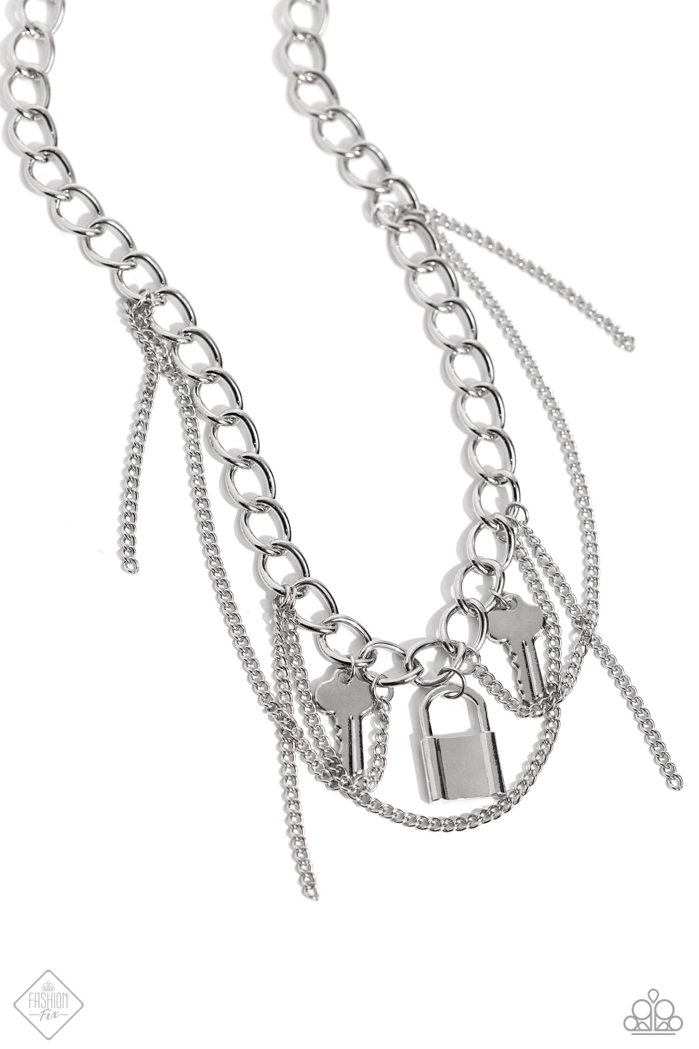 Against the LOCK - Silver NECKLACE JAN 2024 FF A055