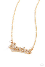 Load image into Gallery viewer, Home Run Haute - Gold necklace A042

