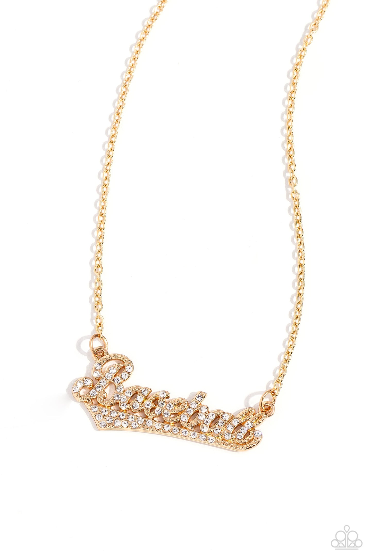 Home Run Haute - Gold necklace A042