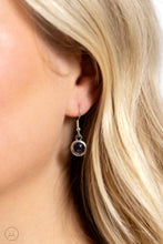 Load image into Gallery viewer, Abstract Admirer - Purple necklace + matching bracelet E008
