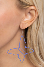 Load image into Gallery viewer, Soaring Silhouettes - Blue earring 2035/36
