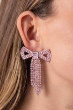 Load image into Gallery viewer, Just BOW With It - Pink earring D032
