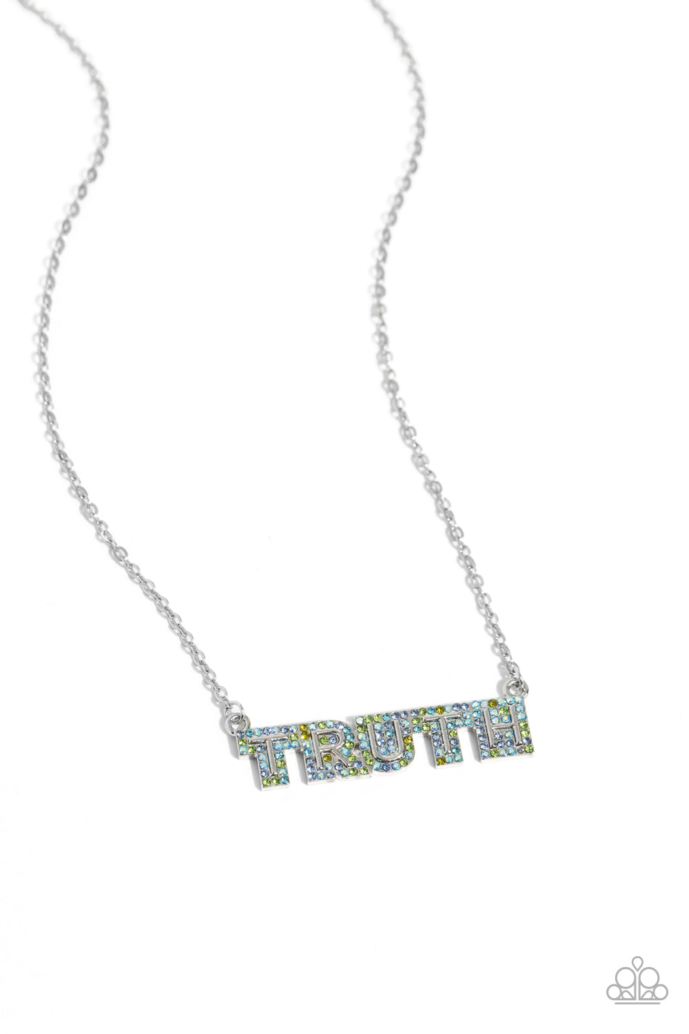 Truth Trinket - Blue  necklace E030