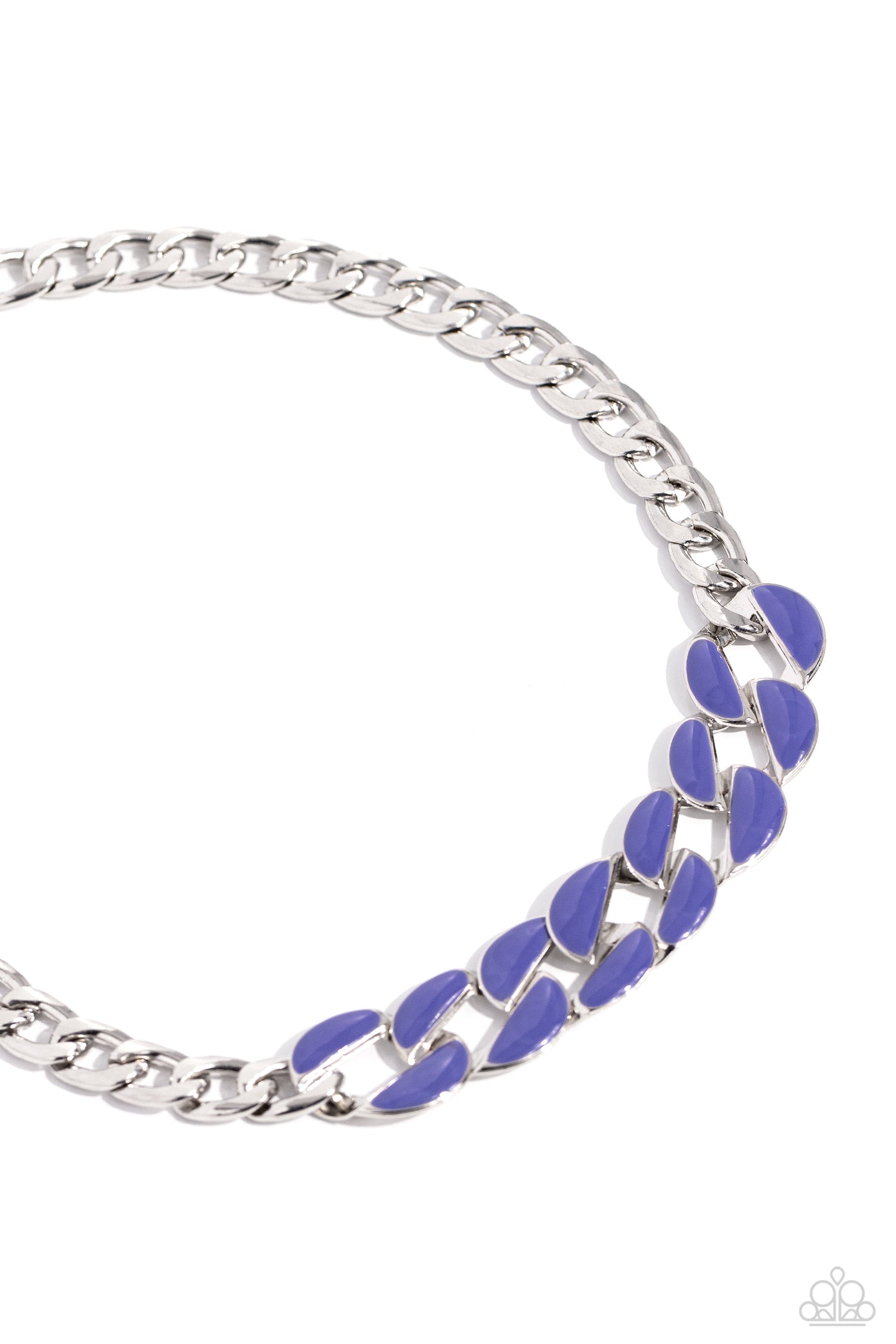 CURB Craze - Blue necklace A088